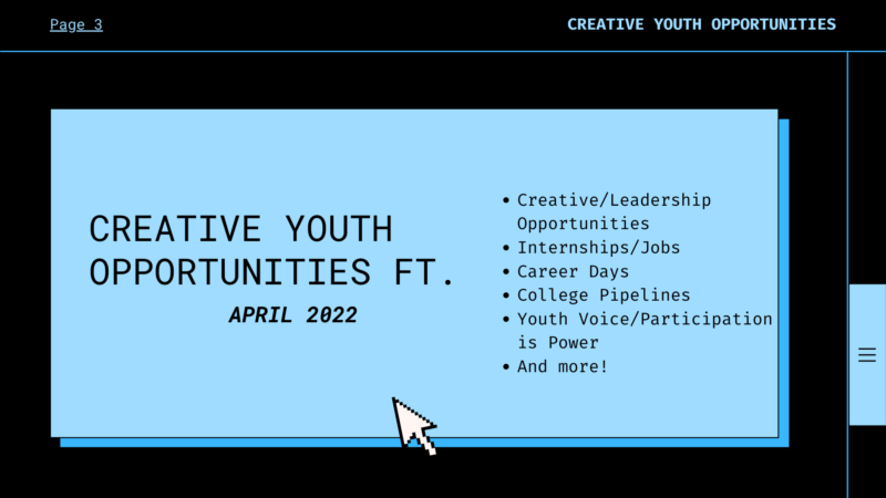 Creative Youth Opps 3