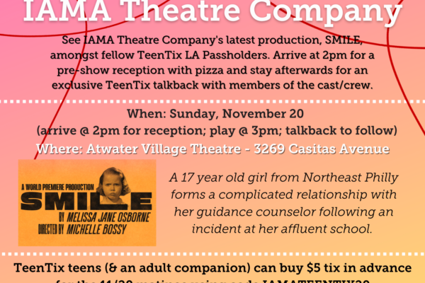 IAMA Theatre SMILE Flyer 1 2