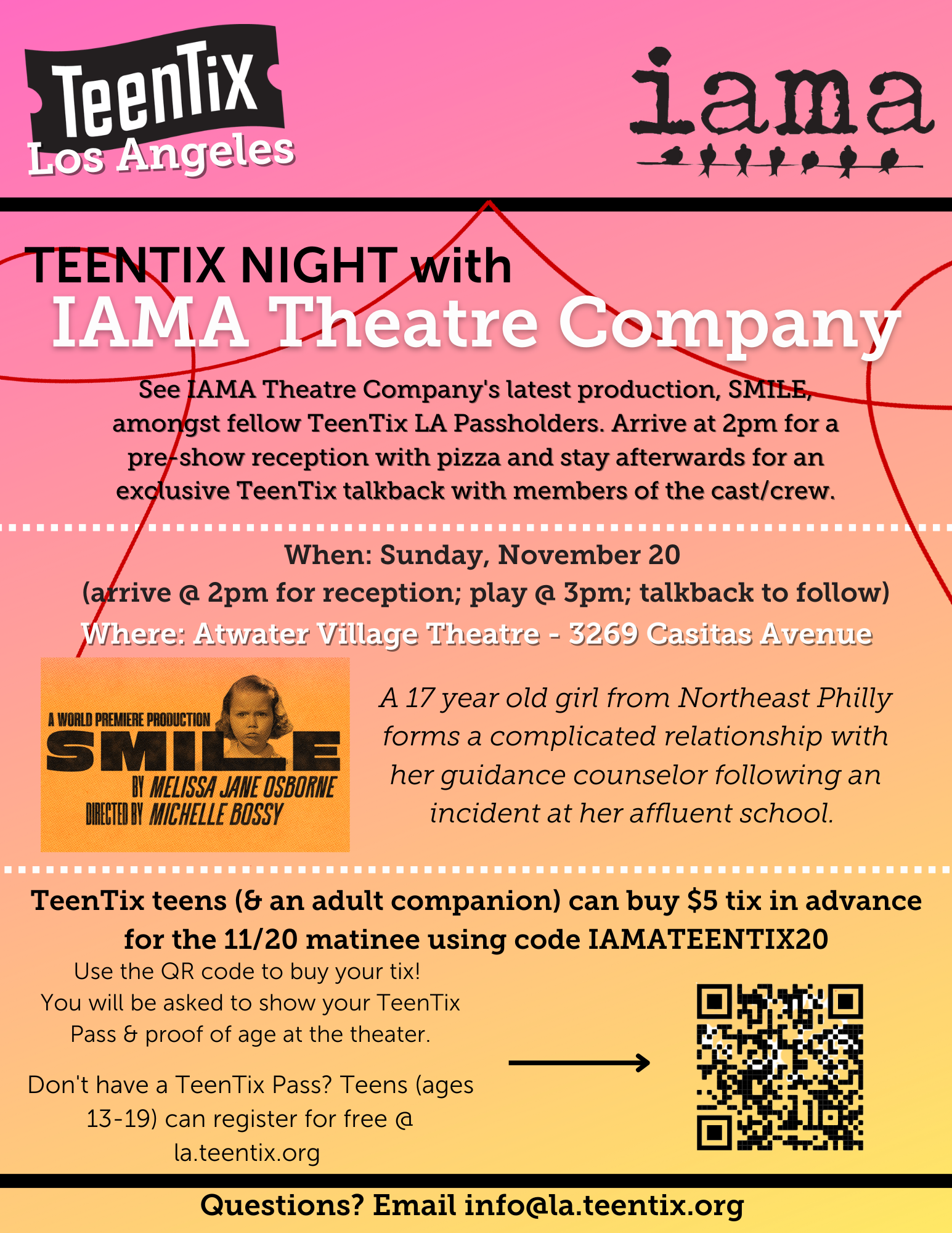 TeenTix Night - IAMA Theatre Company